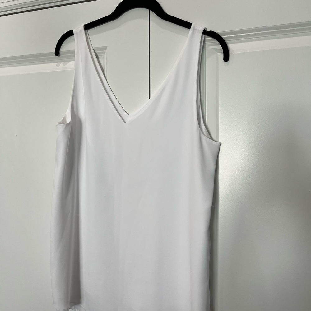 Lilly Pulitzer White Florin Reversible Tank Resort Wear